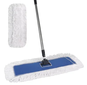 Blue Industrial Commercial Dust Mop with Mop Refill
