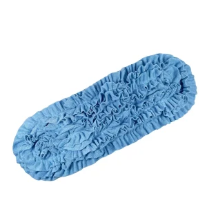Blue Microfiber Dry Mop Head Replacement Refill Flat Floor Dust Mop Pads