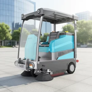 Boshuo BS 1200D Cleaning Width 1200mm 48v Ride on Sweeper Alternative to Floor Scrubber for Industrial Floor Cleaning