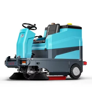 Boshuo Electric 1350mm Ride on Sweeper Alternative to Floor Scrubber for Industrial Floor Cleaning