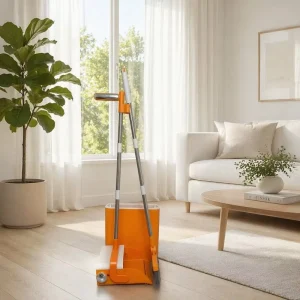 Broom And Dustpan With Built-in Trash Can OEM Stainless Steel Cleaning Set Manufacturer Floor Sweeper Supplier
