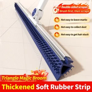 Broom Squeegee All in One Floor Cleaning Tool for Home and Water Removal