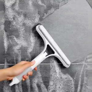 Built In Spray Bottle Auto Cleaner with Plastic Rubber Handle Water Glass Scraper and Car Window Wiper Squeegee