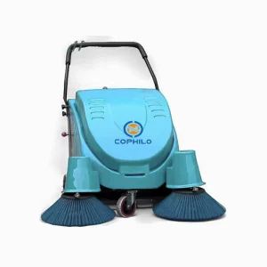 C-M2B Electric Walk-Behind Floor Sweeper with 12V Side Brush Battery, 1100 mm Cleaning Width, and 700W Power
