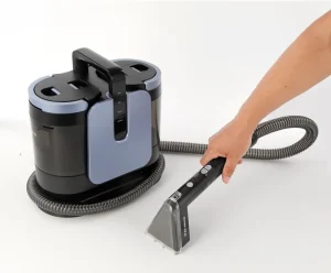 C987 1650W Wet-Dry Steam Cleaner with Bagless Design for Household and Hotel Use