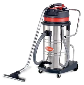 CB802J Cyclonic Industrial Wet and Dry Vacuum Cleaner, PP and Stainless Steel, 3000W