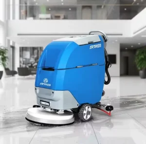 CE Battery Operated 500w Brush Motor 60L Water Tank Floor Scrubber Industrial Electric Scrubbing Cleaning Machine Floor Scrubber