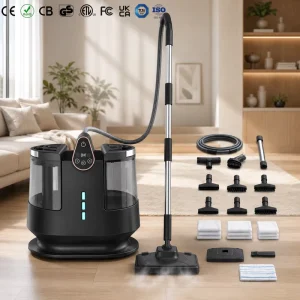CE CB Certified High Pressure Large Water Tank Upholstery Carpet Fabric Sofa Care Car Spot Vacuum Cleaner Steam Cleaning Machine