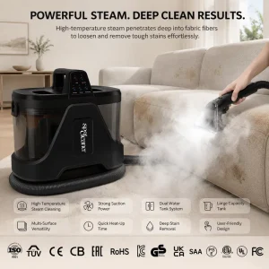 CE CB EMC Handheld Wet Dry Steam Spot Cleaner for Sofa, Fabric and Upholstery