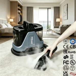 CE CB Household High Temperature Wet and Dry Vacuum Cleaning Machine Steam Spot Cleaner for Sofa Carpet Car Interior and Upholstery