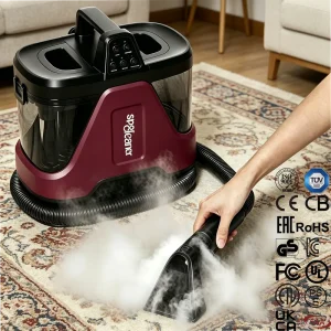 CE CB Household Multifunctional Wet and Dry Vacuum Washing Machine Steam Spot Cleaner for Sofa Carpet Mattress and Seat