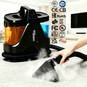 CE CB Multifunctional Household Wet and Dry Vacuum Cleaning Machine Steam Spot Cleaner for Sofa Carpet Car Interior Stairs