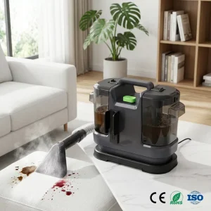 CE CB Portable Handheld Spot Cleaner Large Water Tank Sofas Carpets Upholstery Home Car Interiors Vacuum Cleaner