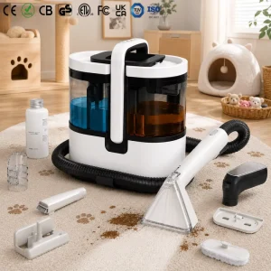 CE CB Portable Handheld Wet Dry Sofa and Upholstery Spot Cleaner with Large Water Tank