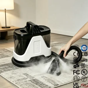 CE CB ROHS Factory Deep Clean Wet and Dry Vacuum Cleaning Machine Steam Spot Cleaner for Sofa Carpet Fabric Rugs