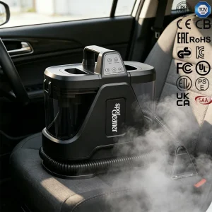CE CB Strong Suction Handheld Wet Dry Vacuum Washing Machine Steam Spot Cleaner for Sofa Carpet Mattress Upholstery Pet Mat