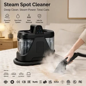 CE CB Wet Dry High Temperature Steam Spot Cleaner for Mattresses and Sofas