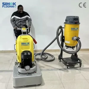 CE Certified 380V Dustless Concrete Floor Grinder Machine 380V 15KW Gear Driven Industrial Warehouse Floor Polishing Machinery