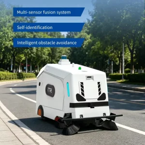 CE Certified W1 Outdoor Cleaning Robot Automatic Sweeping Dust Reduction Intelligent Management for Commercial Plaza Park