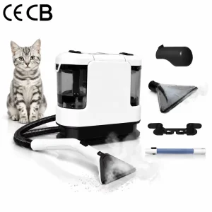 CE Electric Multifunctional Household Hotel Sofa Tile Floor Vacuum Washing Handheld Carpet Spot Steam Cleaner for Deep Cleaning