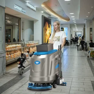CE Walk Behind Multi Functional Micro Tile Cleaning Machine Floor Scrubber Equipment