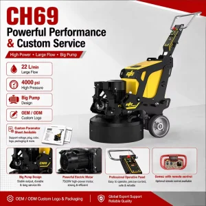 CFS C69 300 1800RPM Heavy Weight Millstone Grinder 1100W Double Servo Motor System Engine Automatic External Vacuum Port