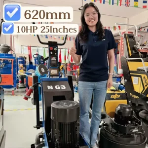 CFS N63 10HP 620mm Grinding Machine 4 Discs Cross Operation Speed 300 to 1800rpm for Epoxy Removal