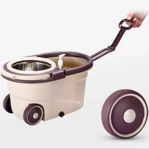 Cheapest Best Selling Low Price Quality Household Cleaning Easy Wring and Super Clean 2 in 1 Double Bucket Microfiber Mop