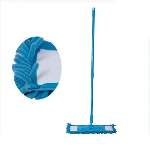 Chenille Dry and Wet Flat Dust Mop for Hardwood, Tile, and Marble Floors