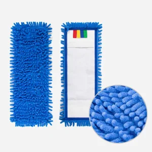 Chenille Flat Mop Pad Replacement Household Floor Cleaning Microfiber Mop Head Refills