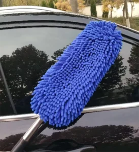 Chenille Microfiber Car Wash Mop and Dust Removal Brush