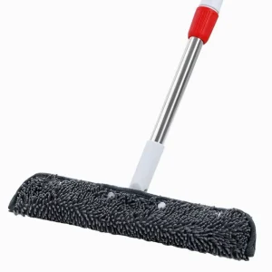 Chenille Replacement Mop Head Absorbent Microfiber Refill with Twist Handle Self Wringer for Magic Broom & Floor Cleaning