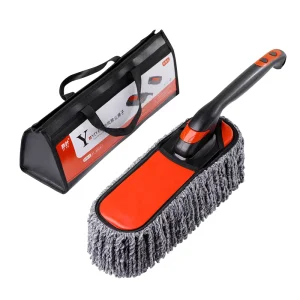 Chenille Wax Brush Feather Foldable 360 Degree Rotation ABS Handle Car Duster
