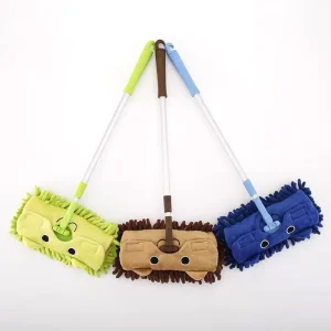 Children’s Extendable Housework Set with Mini Mop, Broom, Dustpan, and Spray Handle