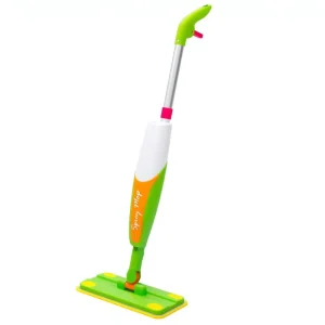 Children’s Spray Mop Cleaning Toy Set with Water Sprayer, Washable Refill, Mini Mop and Sweeper