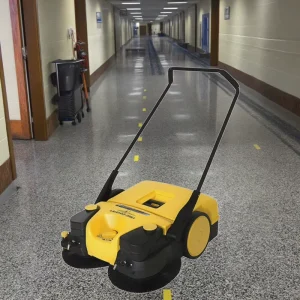 China Battery Road Sweeper Electric Floor Sweeping Street Cleaning Machine with Double Brush Used for Farm Industries
