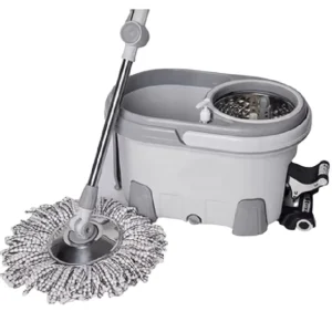 China Factory Made Good Quality Reasonable Price 360 Degree Classic Magic Lazy Mop Bucket Set Wheels Steel Dual drive