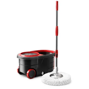Clean Dirty Water Separation 360 Rotating Microfiber Mop Head Spin Mop Bucket Set
