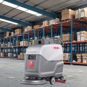 CleanHorse ARES530 New Self Propelled Cordless Electric Walk Behind Walk Sweeper Tile Floor Scrubbing Machine 24V85Ah Battery