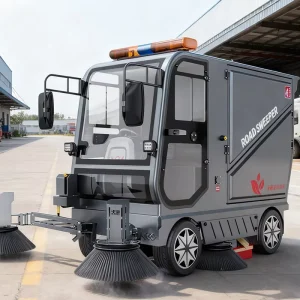 CleanHorse M10 Electric New Ride On Self Propelled Outdoor Warehouse Floor Cleaning Machine 4 Wheels 48V200Ah Battery 25000 h