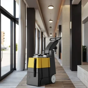 CleanHorse TJ 280 Electric Plastic Plug in Random Orbital Wash & Dry Commercial Carpet Suction Cleaning Machine 1000W