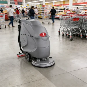 CleanHorse X3 I Mop Cordless Walk Behind Scrubber Drier Without Battery Suitable for Refrigerated Warehouse & Commercial Floors
