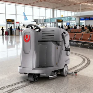 CleanHorse X5 New Ride On Self Propelled Automatic Floor Scrubber 500W Brush Motor 580mm Width Industrial Commercial Deep