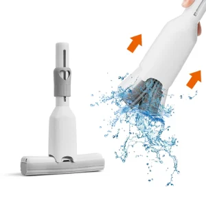 Cleanhome Self Squeeze Portable Mini Mop Home Kitchen Cleaning Tool Wet and Dry Use Small Squeeze Sponge Mop for Small Space