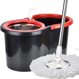 Cleaning Factory Spin Head Mop and Bucket System with Wringer