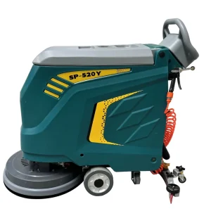 Cleaning Scrubbing Machine Walk-Behind Floor Scrubber for Airport Workshop Shopping Mall Garage Hospital and Hotel