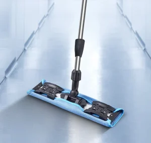 Cleanroom Microfiber Board Mop with Extendable Aluminum Handle
