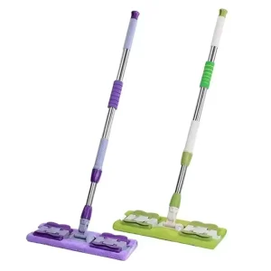 Clip Cloth Dry Mop Factory Direct Sale Manual Wringing Method High Quality Strong Magic Flat Mop Multifunctional Home Office