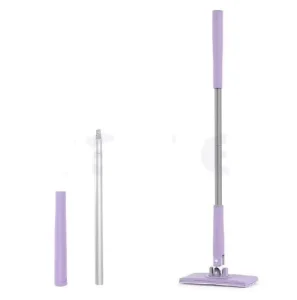 Clip-Cloth Flat Mop Refill with Hand-Washing-Free Design, Nonwoven Dust Wipe, and Paper Towel Head
