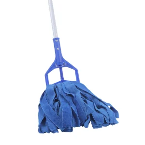 Clip-On Microfiber Cloth Mop Machine-Washable Replacement Mop Head